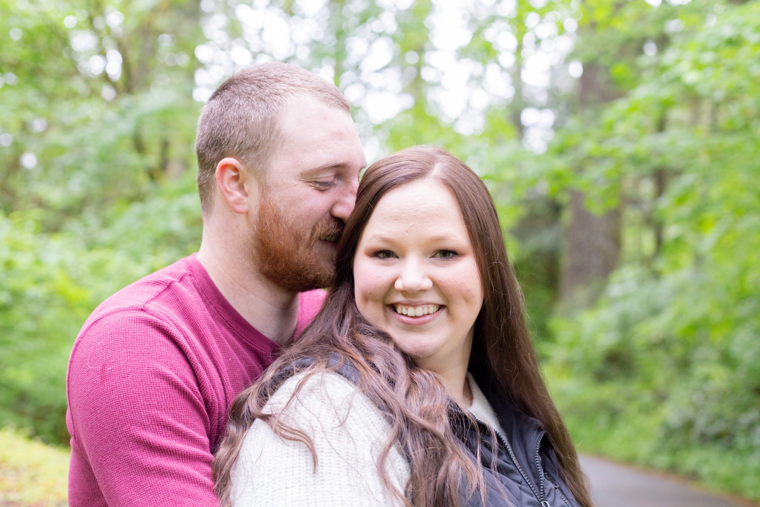 silver falls state park engagement session